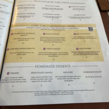 Luca Turci - Menu - Italian Near Me - Winter Park, Florida Luca Turci - Menu - Italian Near Me - Winter Park, Florida