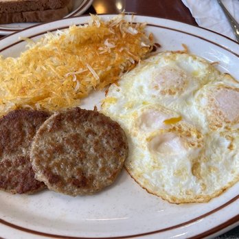 Sammy’s Cafe - Eggs and sausage patties - Breakfast & Brunch Near Me - Calimesa, California Sammy’s Cafe - Eggs and sausage patties - Breakfast & Brunch Near Me - Calimesa, California