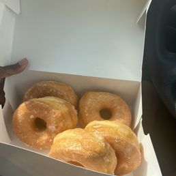 There were 6 donuts... but they didn't last long! Yum!
