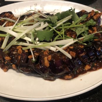 Ming Xing BBQ - Sautéed Eggplant with Minced Pork - Barbeque Near Me - Flushing, New York