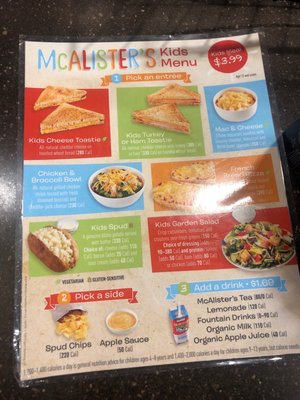 Menu photo 2 McAlister's Deli Goldsboro, NC Menu photo 2 McAlister's Deli Goldsboro, NC