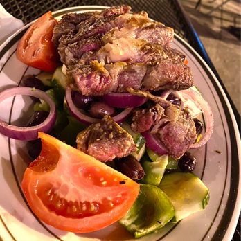 Buddy's Jc - Greek Horiatiki Salad with steak add on - Breakfast & Brunch Near Me - Jersey City, New Jersey