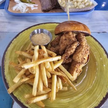 Island Pig and Fish - Grouper sandwich, potato bun. Cooked and seasoned to perfection. - Seafood Near Me - Fort Pierce, Florida Island Pig and Fish - Grouper sandwich, potato bun. Cooked and seasoned to perfection. - Seafood Near Me - Fort Pierce, Florida