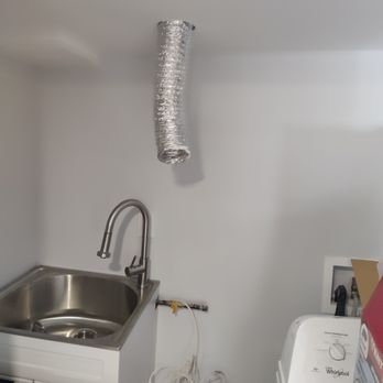 V and R Home Improvement - What should have been where the washer and dryer would be put on basement - General Contractors Near Me - Staten Island, New York