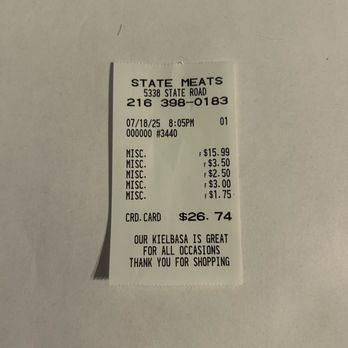 Mama Maria Salo’s Kitchen - Receipt - Delis Near Me - Parma, Ohio Mama Maria Salo’s Kitchen - Receipt - Delis Near Me - Parma, Ohio