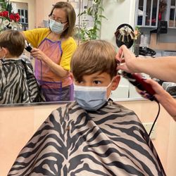 Options Hair & Nails Salon - Haircut in action