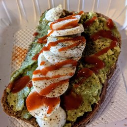 The BIGGEST piece of avocado toast