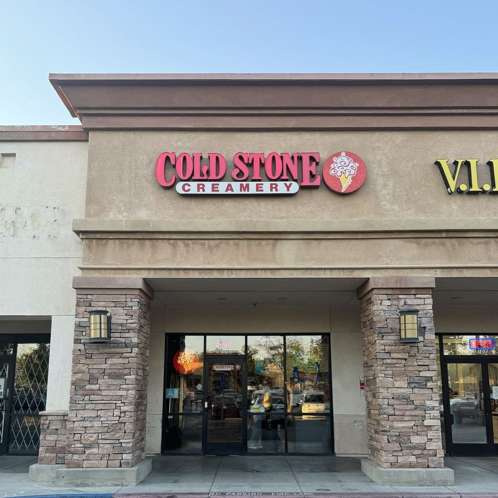 Cold Stone Creamery - Entrance - Ice Cream & Frozen Yogurt Near Me - Lancaster, California Cold Stone Creamery - Entrance - Ice Cream & Frozen Yogurt Near Me - Lancaster, California