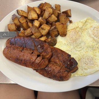 Mil’s Diner - Cajun hot-links (spicy good) eggs potatoes - Diners Near Me - Milpitas, California