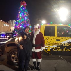 Great Lights Electric - Here we are at the Town of Chili's Parade of Lights this weekend. We bumped into Santa himself who told us we are still on th...