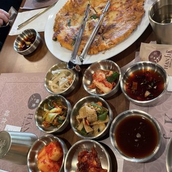 Hansik - Flipping Scallion Pancakes with Seafood - Salad Near Me - Portland, Oregon Hansik - Flipping Scallion Pancakes with Seafood - Salad Near Me - Portland, Oregon