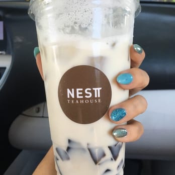 Nest Tea House - NOT on menu but I get it ERday! Chrysanthemum milk tea with grass jelly. A MUST if you can't drink caffeine but love milk tea - Bubble Tea Near Me - Arcadia, California Nest Tea House - NOT on menu but I get it ERday! Chrysanthemum milk tea with grass jelly. A MUST if you can't drink caffeine but love milk tea - Bubble Tea Near Me - Arcadia, California
