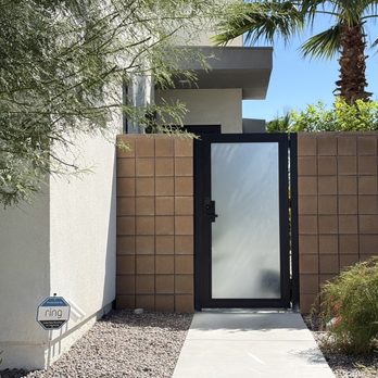BBB Fabrication - Main gate to house with smart lock - Fences & Gates Near Me