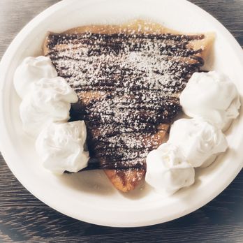 iCafe de Paris - Nutella and whip cream have calcium so it's healthy right? Lol - Creperies Near Me - Orlando, Florida iCafe de Paris - Nutella and whip cream have calcium so it's healthy right? Lol - Creperies Near Me - Orlando, Florida