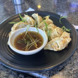Fried pork dumplings