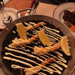 Black squid paella Black squid paella