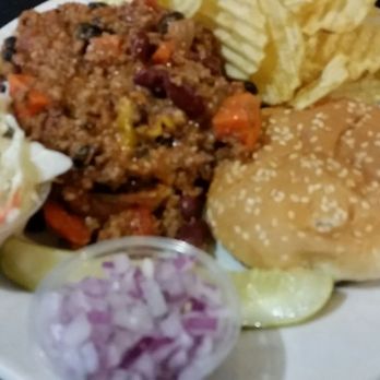 Breadmen's - Strangest chili cheeseburger ever! - Breakfast & Brunch Near Me - Chapel Hill, North Carolina
