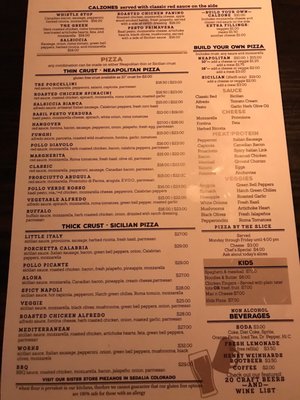 Menu photo 5 Z'Abbracci Castle Rock, CO