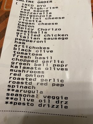 Menu photo 1 Blaze Pizza Miami, FL