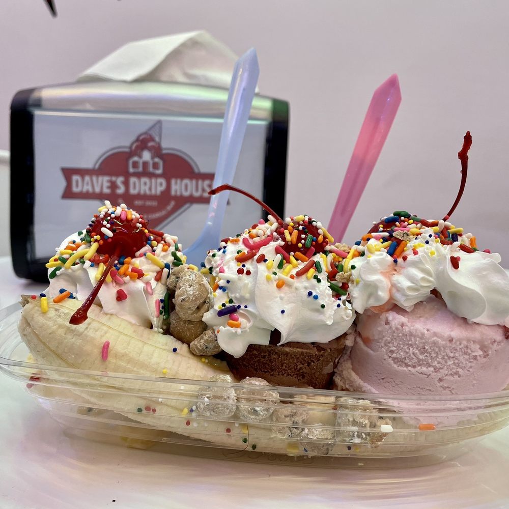Dave’s Drip House - Banana split - Ice Cream & Frozen Yogurt Near Me - Santa Barbara, California