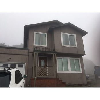 Exterior Remodeling Specialists - First day of construction. BEFORE - General Contractors Near Me - Pacifica, California