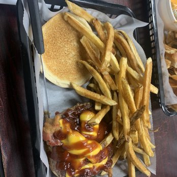 Dooleys - BBQ Bacon Cheese Burger* - Bars Near Me - Wilkesboro, North Carolina Dooleys - BBQ Bacon Cheese Burger* - Bars Near Me - Wilkesboro, North Carolina