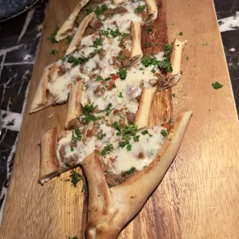 S47 Lounge - Pide flatbread with steak and cheese - Modern European Near Me - Miami, Florida S47 Lounge - Pide flatbread with steak and cheese - Modern European Near Me - Miami, Florida