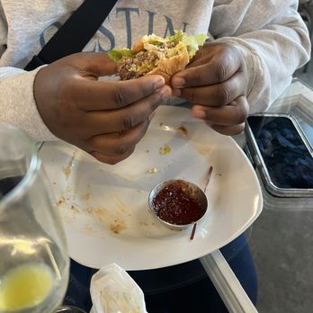 Redbar Espresso & Market - Build a Smashburger with toast & jelly. 10/10. - Coffee & Tea Near Me - Mobile, Alabama Redbar Espresso & Market - Build a Smashburger with toast & jelly. 10/10. - Coffee & Tea Near Me - Mobile, Alabama