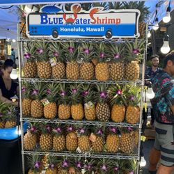 Blue Water Shrimp - Fresh Dole Pineapples