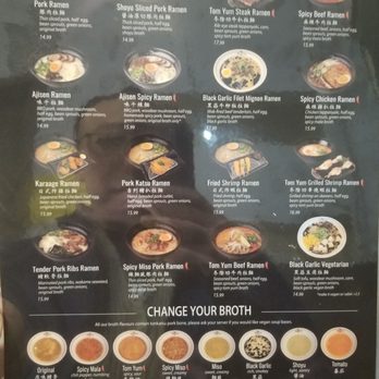 Ajisen Ramen - Menu - Ramen Near Me - Markham, Ontario