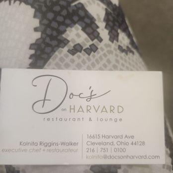 Doc's On Harvard Restaurant & Lounge - Call for reservations. - Seafood Near Me - Cleveland, Ohio