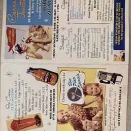 Menu page 1 Menu page 1