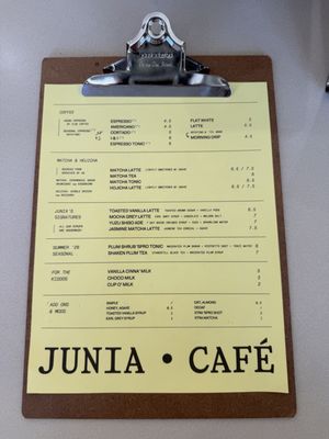 Menu photo 2 Junia Café Gardena, CA Menu photo 2 Junia Café Gardena, CA