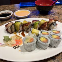 Sushi lunch - Hawaiian and Dancing Eel Sushi lunch - Hawaiian and Dancing Eel