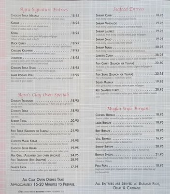 Menu photo 7 Ayna Agra Indian Restaurant Bayside, NY