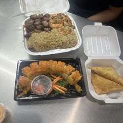 Bamboo Hibachi - Food was great, Good customer service. WILL BE GOING BACK!! Crab Rangoons, Steak and Shrimp Hibachi, and Tiger Roar Roll.