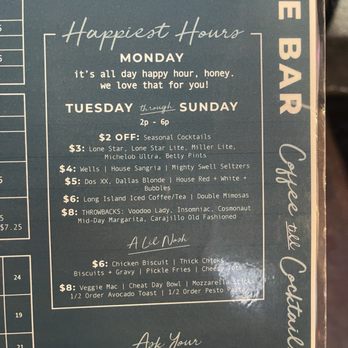 Halcyon - Happy hour menu - Coffee & Tea Near Me - San Antonio, Texas Halcyon - Happy hour menu - Coffee & Tea Near Me - San Antonio, Texas