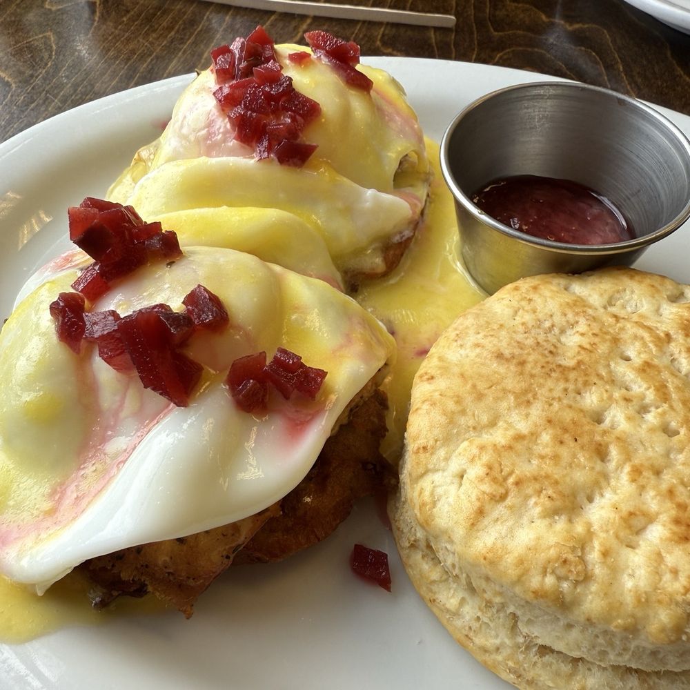 Off Campus Cafe - KGB eggs benedict - Breakfast & Brunch Near Me - Lafayette, Colorado