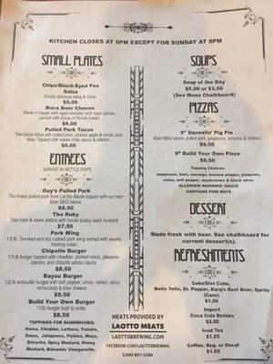 Menu photo 7 Laotto Brewing Laotto, IN