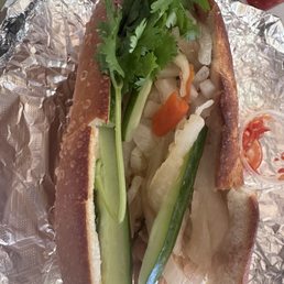 Tofu veggie sandwich