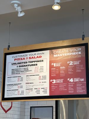 Menu photo 1 MOD Pizza Georgetown, TX Menu photo 1 MOD Pizza Georgetown, TX