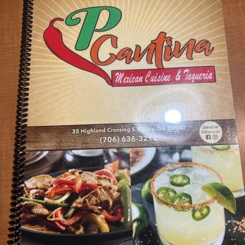 Pueblo Cantina - Cover of menu - Mexican Near Me - Ellijay, Georgia