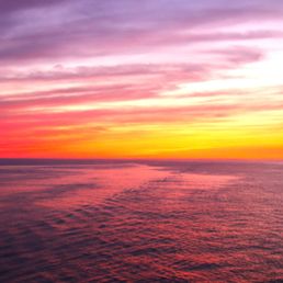 Sunset at sea Sunset at sea