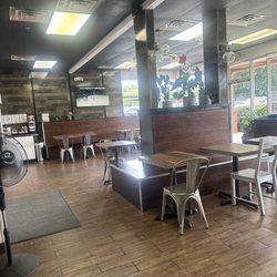 The place is very clean and the restrooms too.
