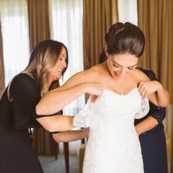 Michelle Manelli - Patricia took a video of how to lace up the corset in the back so we would remember how to do it the day of Photo by Sarah McKay Photog.