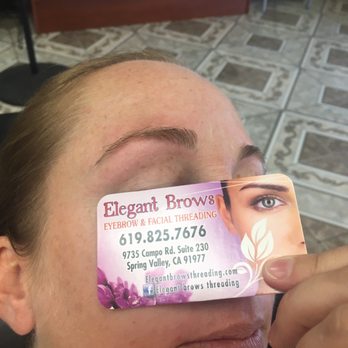 Elegant Brows - Eyebrow threading - Threading Services Near Me - Spring Valley, California