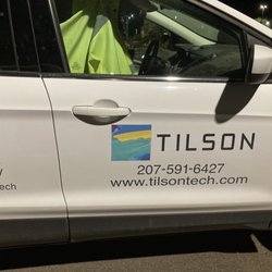 Tilson Technology Management - Tilson Tech rep in Kingman, Arizona takes up two parking spaces with a small car.