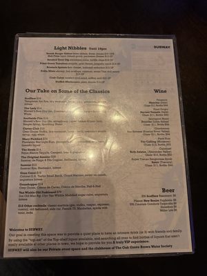 “TheSubway” Speakeasy