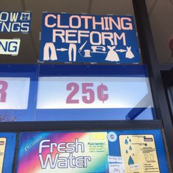 Water Zone - Water store-clothing alteration combo. Weird mix!