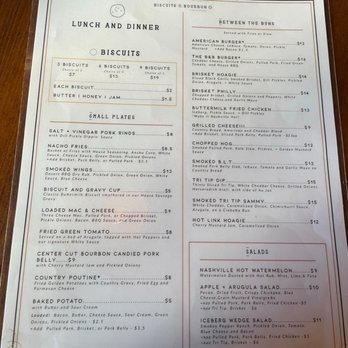 Biscuits and Bourbon - Menu - New American Near Me - Henderson, Nevada Biscuits and Bourbon - Menu - New American Near Me - Henderson, Nevada